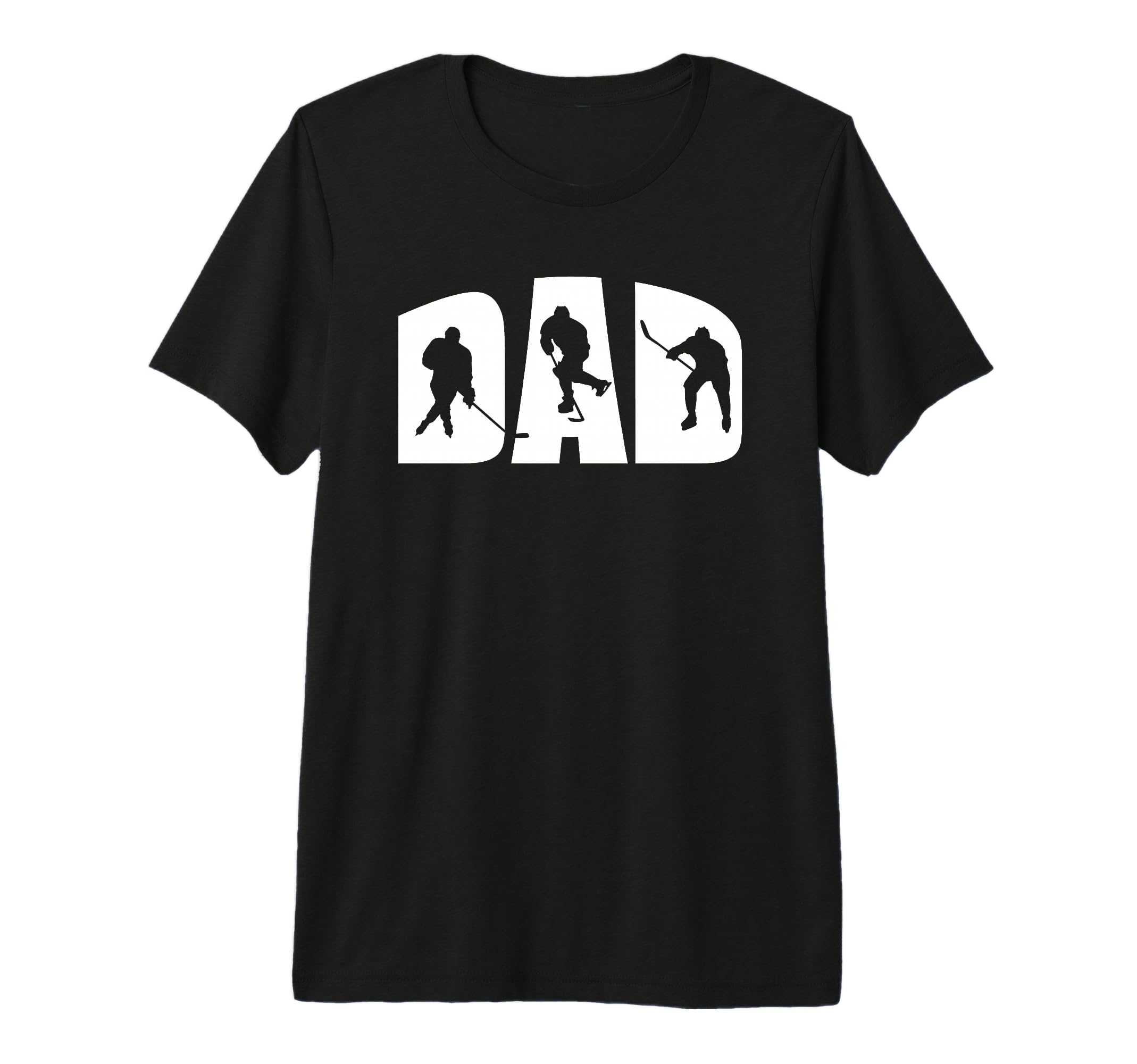 Mens Ice Hockey Dad Hockey Player T-Shirt - Casual Everyday Wear Men Women - T-Shirt, Sweatshirt, Hoodie