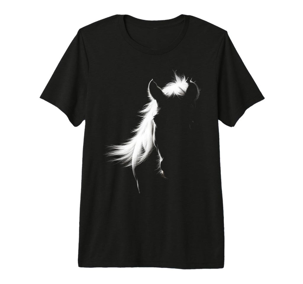 Western Horse Silhouette Horse T-Shirt - Aesthetic Graphic for Adults - T-Shirt, Sweatshirt, Hoodie