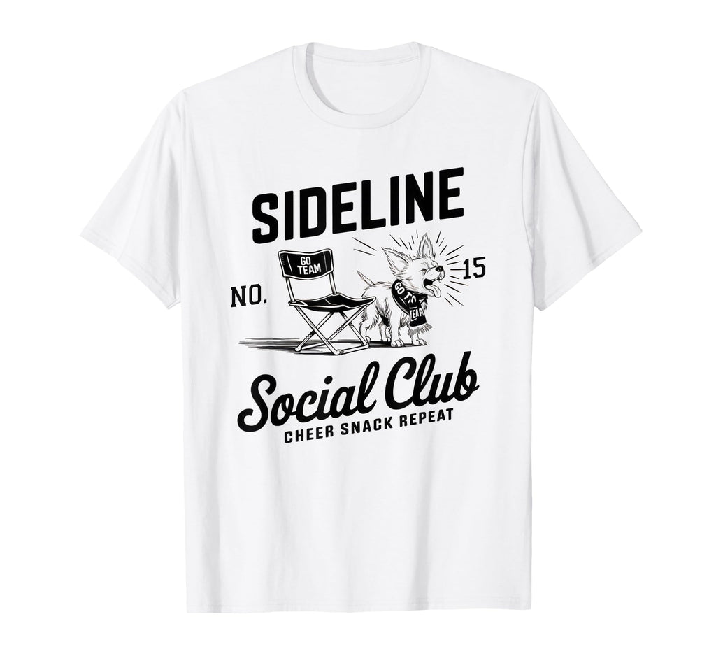 Sideline Social Club Soccer Mom Game T-Shirt - Minimalist Print for Adults - T-Shirt, Sweatshirt, Hoodie