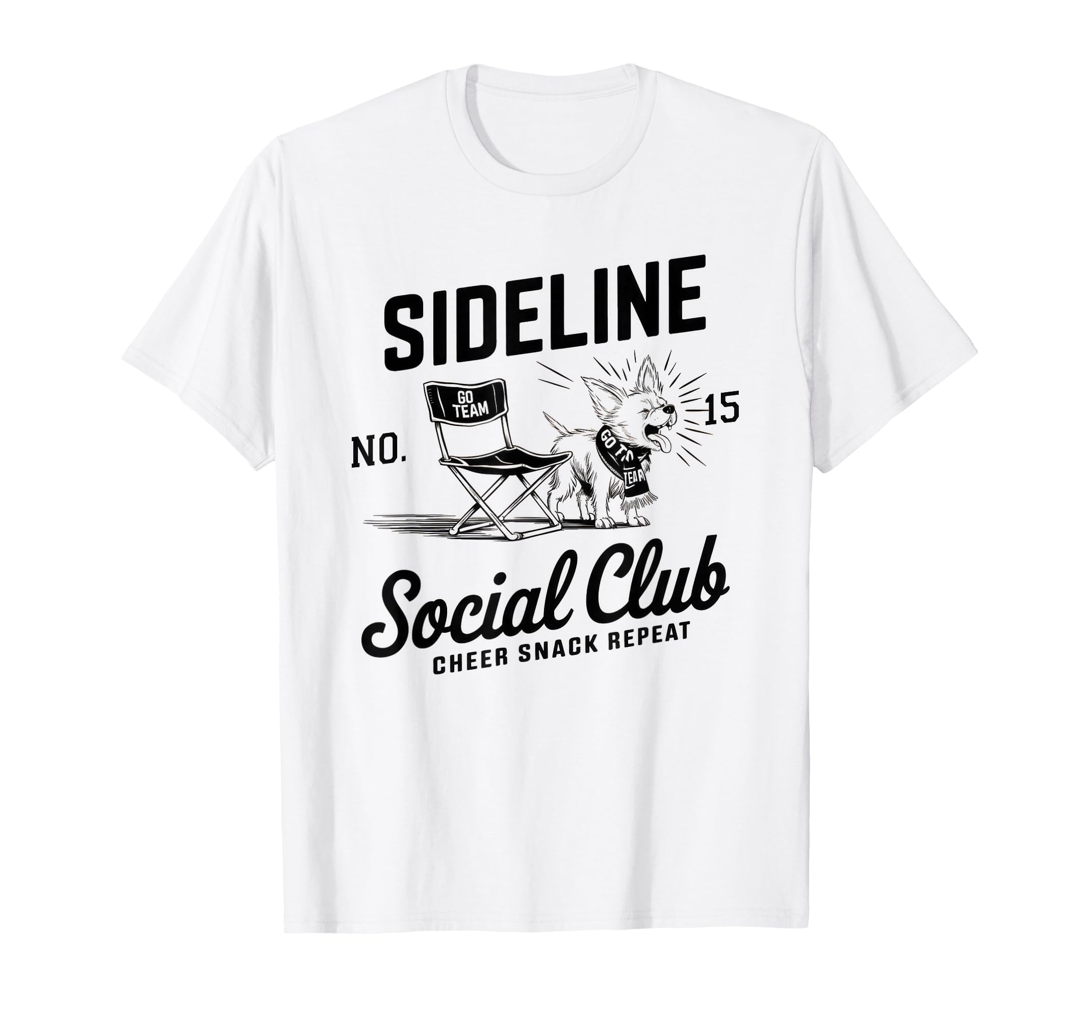 Sideline Social Club Soccer Mom Game T-Shirt - Minimalist Print for Adults - T-Shirt, Sweatshirt, Hoodie