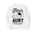 2027 Senior Soccer Aunt Proud Sweatshirt - Novelty Apparel for Adults - T-Shirt, Sweatshirt, Hoodie