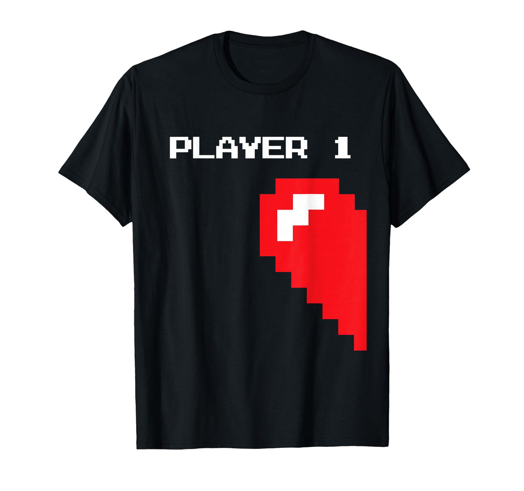 Matching Gamer Couple Valentines Gift T-Shirt - Unique Graphic Men Women - T-Shirt, Sweatshirt, Hoodie
