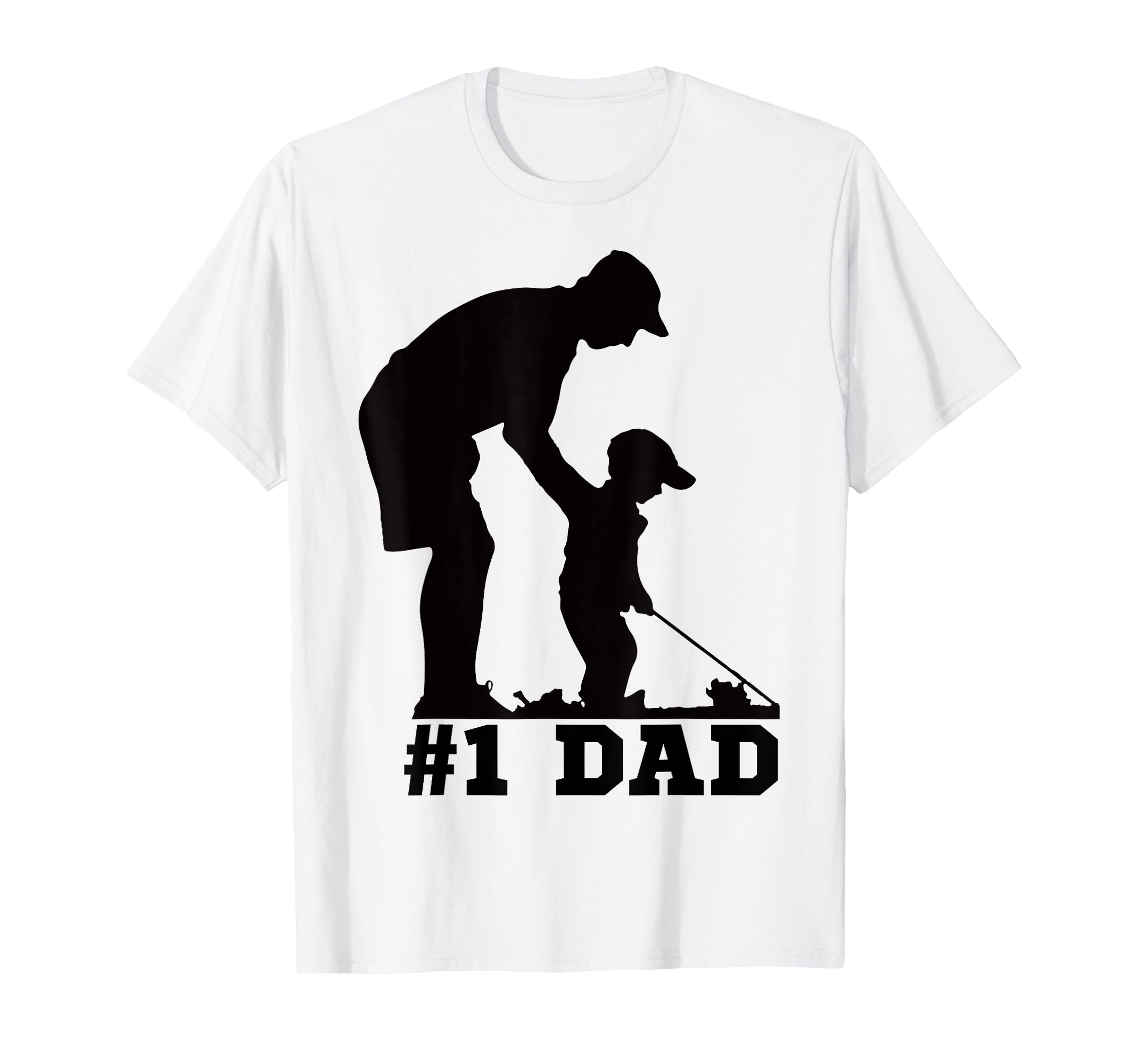 1 Dad Golfing Golf Fathers Day Father T-Shirt - Novelty Apparel Men Women - T-Shirt, Sweatshirt, Hoodie