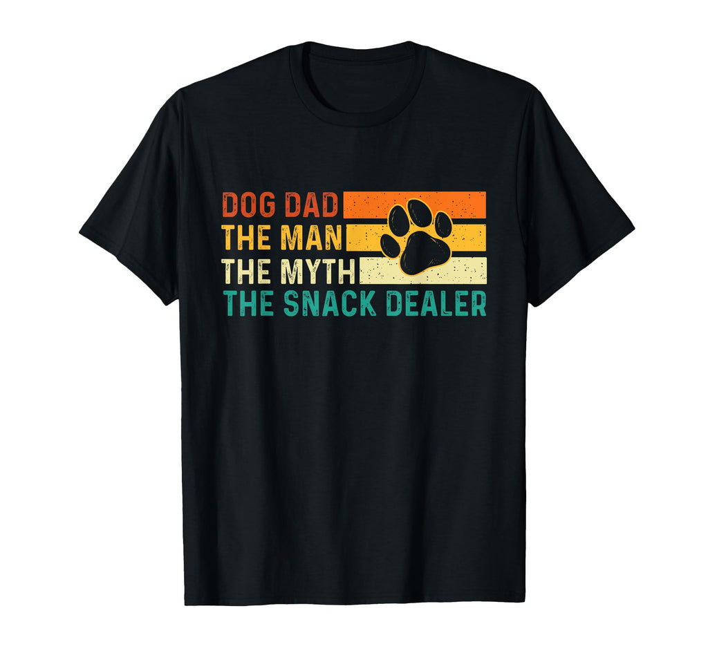 Dog Dad Myth Snack Dealer Dog Lover T-Shirt - Custom Art Print Unisex - T-Shirt, Sweatshirt, Hoodie