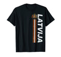 Latvian Soccer Pride Sporty Italic Text T-Shirt - Novelty Apparel Unisex - T-Shirt, Sweatshirt, Hoodie