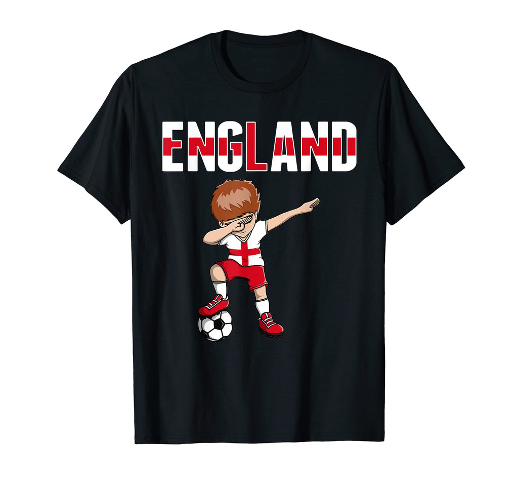 Dabbing Soccer England Soccer T-Shirt - Casual Everyday Wear for Adults - T-Shirt, Sweatshirt, Hoodie