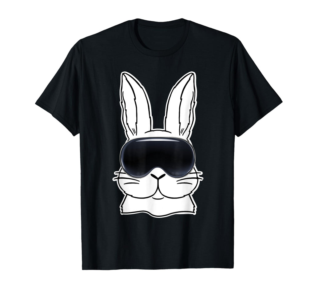 Happy Bunny Vr Glasses Metaver Easter Day T-Shirt - Unique Graphic Unisex - T-Shirt, Sweatshirt, Hoodie