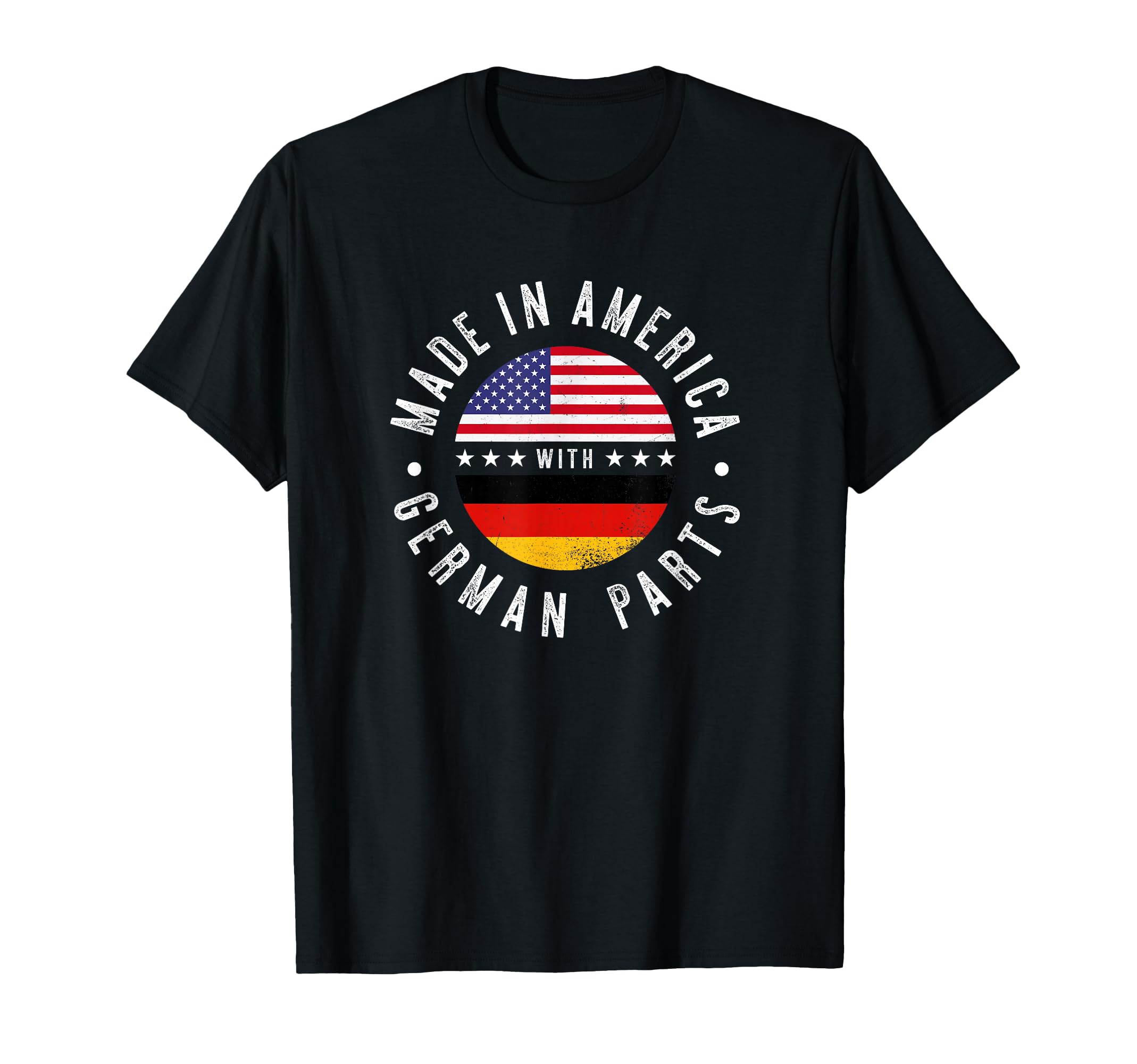 Made America German Parts Germany Pride T-Shirt - Graphic Print Men Women - T-Shirt, Sweatshirt, Hoodie
