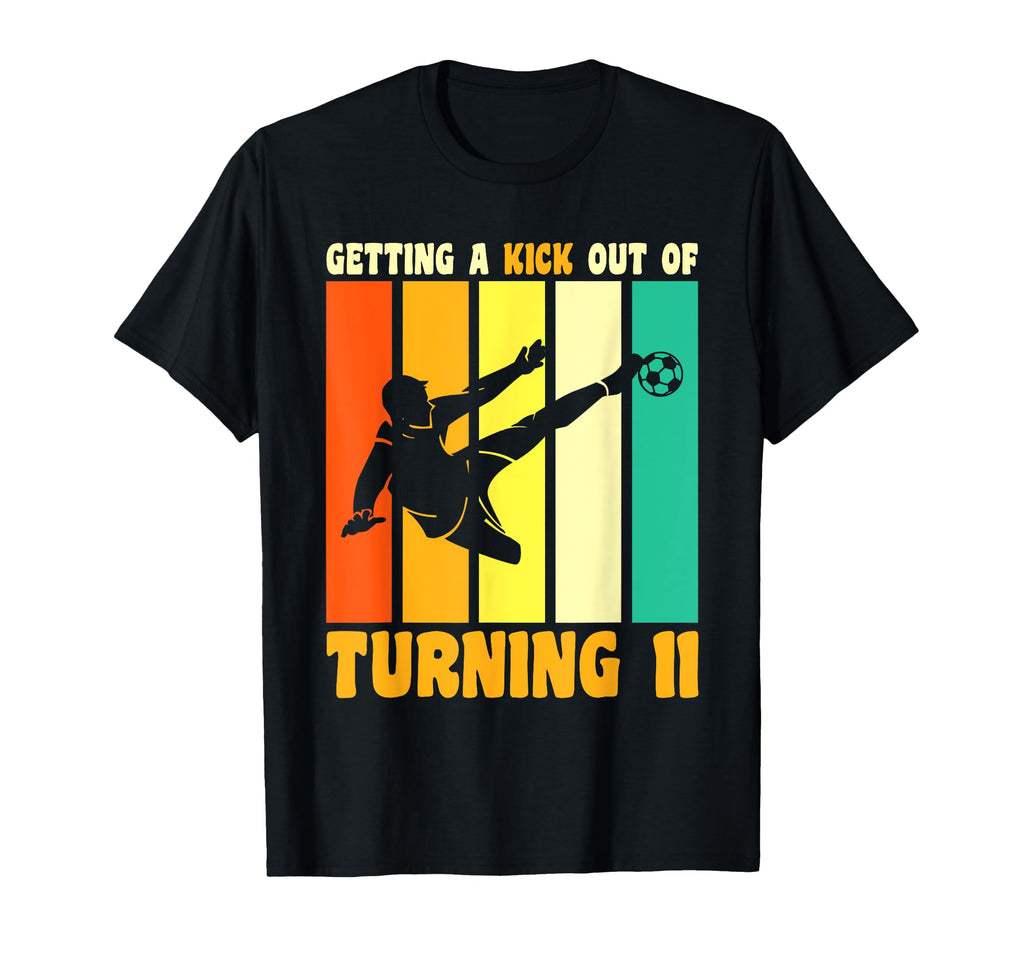 Happy 11Th Birthday 11 Year Old Kick T-Shirt - Graphic Print for Adults - T-Shirt, Sweatshirt, Hoodie