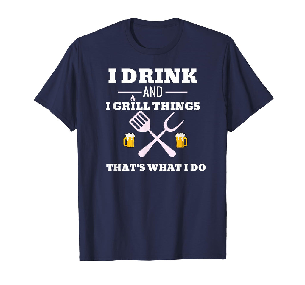 Funny Drink Beer Grill Dad Fathers Day T-Shirt - Trendy Graphic Men Women - T-Shirt, Sweatshirt, Hoodie