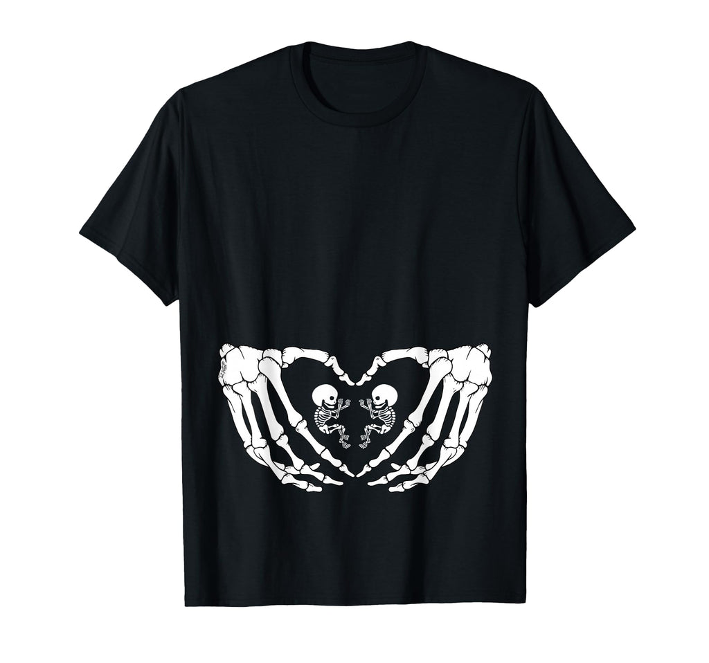 Halloween Xray Pregnancy Tops T-Shirt - Novelty Apparel for Adults - T-Shirt, Sweatshirt, Hoodie