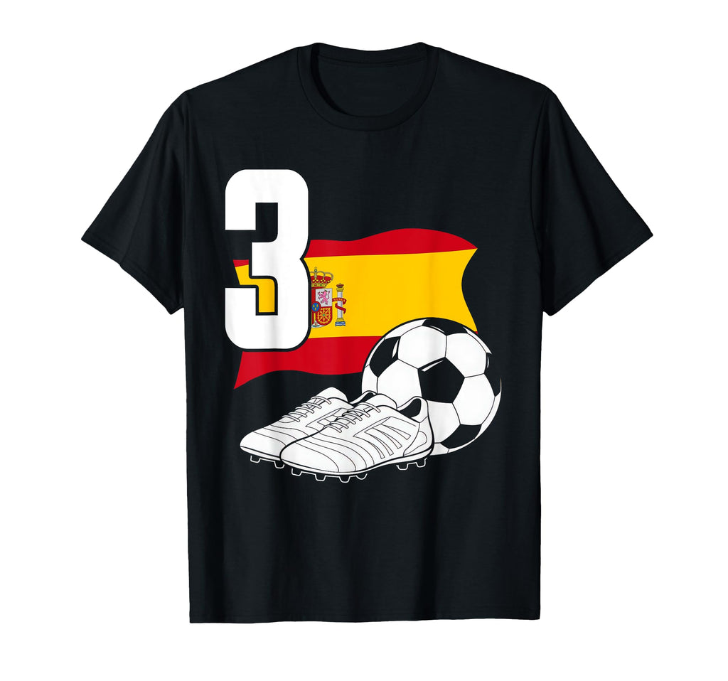 3 Soccer Birthday Gift Soccer Fan T-Shirt - Fun Novelty Design Men Women - T-Shirt, Sweatshirt, Hoodie