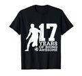 17 Years Being Awesome Soccer 17Th T-Shirt - Fun Novelty Design Men Women - T-Shirt, Sweatshirt, Hoodie