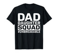 Daddy Daughter Squad Fathers Day T-Shirt - Minimalist Print Men Women - T-Shirt, Sweatshirt, Hoodie
