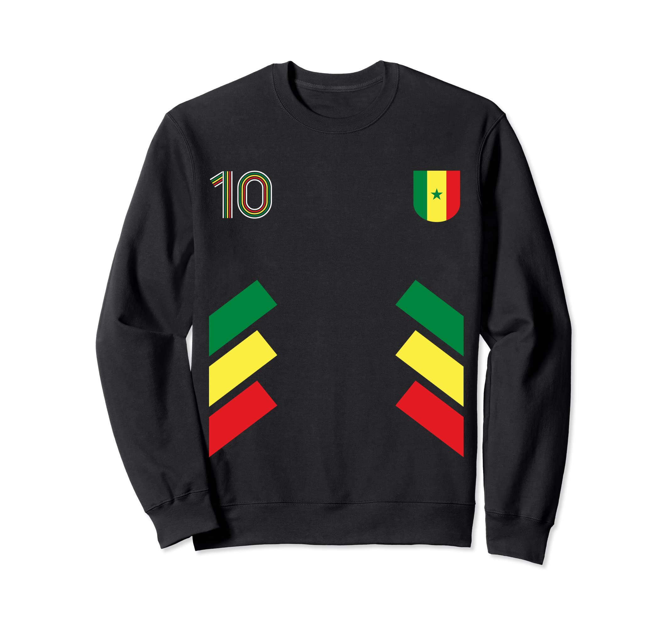 Retro10 Senegal Football Senegal Sweatshirt - Graphic Print Men Women - T-Shirt, Sweatshirt, Hoodie