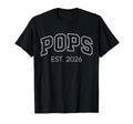 Promoted To Pops Est 2026 Lettering T-Shirt - Streetwear Style Unisex - T-Shirt, Sweatshirt, Hoodie