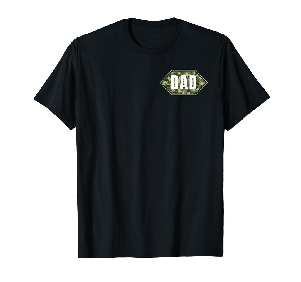 Tactical Camo Dad Military Inspired T-Shirt - Minimalist Print for Adults - T-Shirt, Sweatshirt, Hoodie