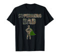 Camouflage Superhero Dad Military T-Shirt - Aesthetic Graphic Men Women - T-Shirt, Sweatshirt, Hoodie