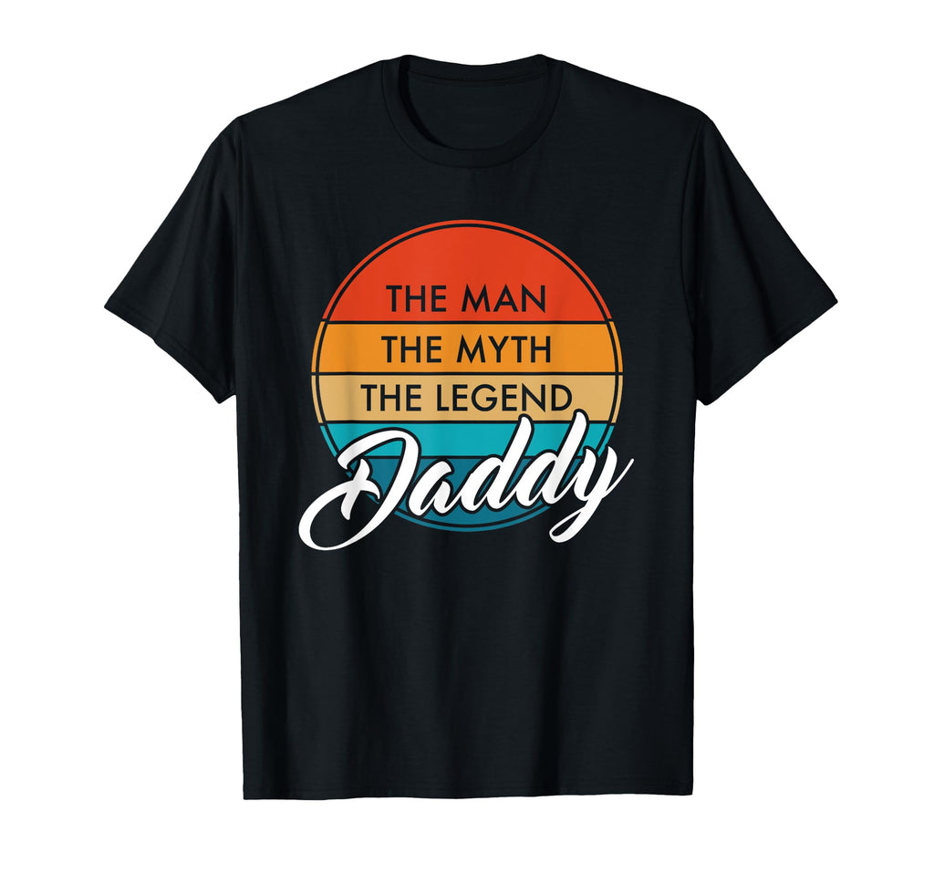 Daddy Myth Legend Dad Fathers Day T-Shirt - Custom Art Print for Adults - T-Shirt, Sweatshirt, Hoodie