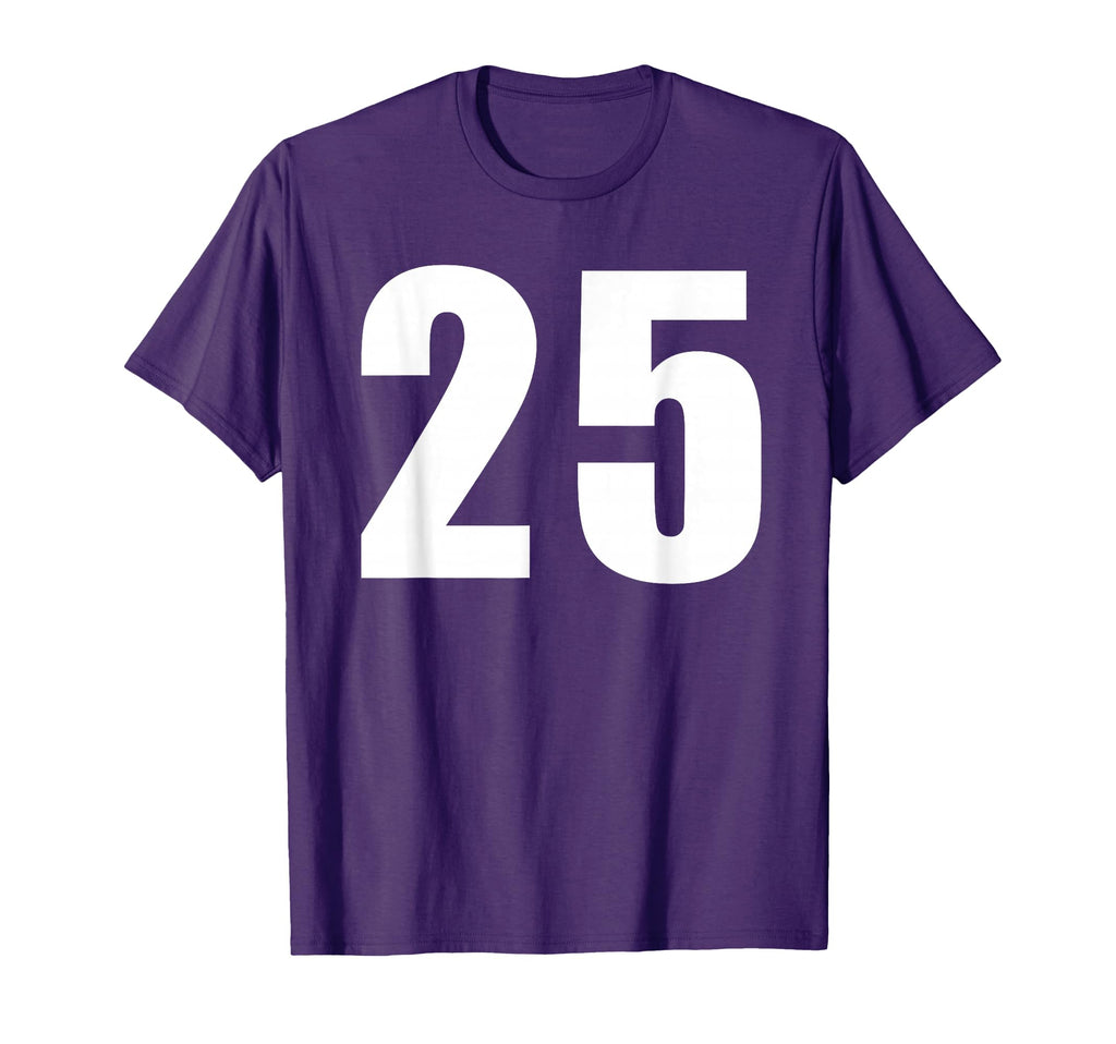 Jersey Number 25 Baseball T-Shirt - Casual Everyday Wear for Adults - T-Shirt, Sweatshirt, Hoodie