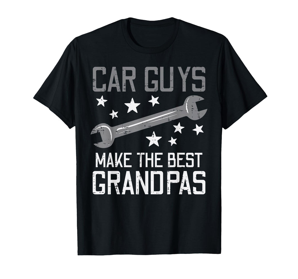 Car Guys Make Best Grandpas Garage T-Shirt - Casual Everyday Wear Unisex - T-Shirt, Sweatshirt, Hoodie
