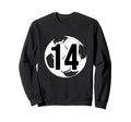 14 Soccer Birthday Gift Soccer Fan Sweatshirt - Minimalist Print Men Women - T-Shirt, Sweatshirt, Hoodie