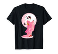 Japanese Kawaii Geisha Kimono T-Shirt - Fun Novelty Design for Adults - T-Shirt, Sweatshirt, Hoodie
