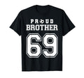 Number 69 Custom Proud Soccer Futbol T-Shirt - Novelty Apparel Unisex - T-Shirt, Sweatshirt, Hoodie
