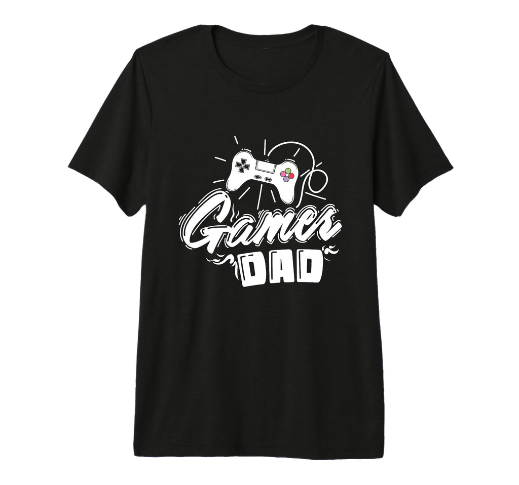 Console Controller Gamer Dad Tri Blend T-Shirt - Unique Graphic Men Women - T-Shirt, Sweatshirt, Hoodie