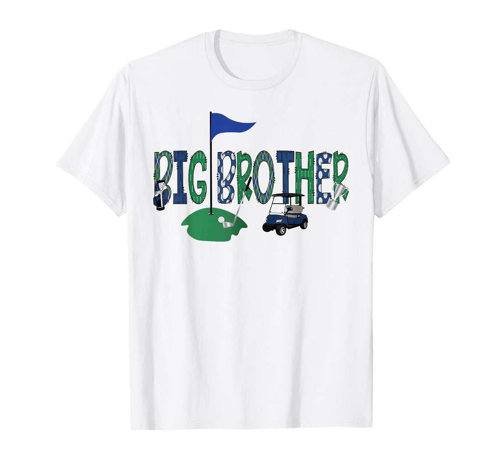 Golf Big Brother Hole One Golf First T-Shirt - Custom Art Print Unisex - T-Shirt, Sweatshirt, Hoodie