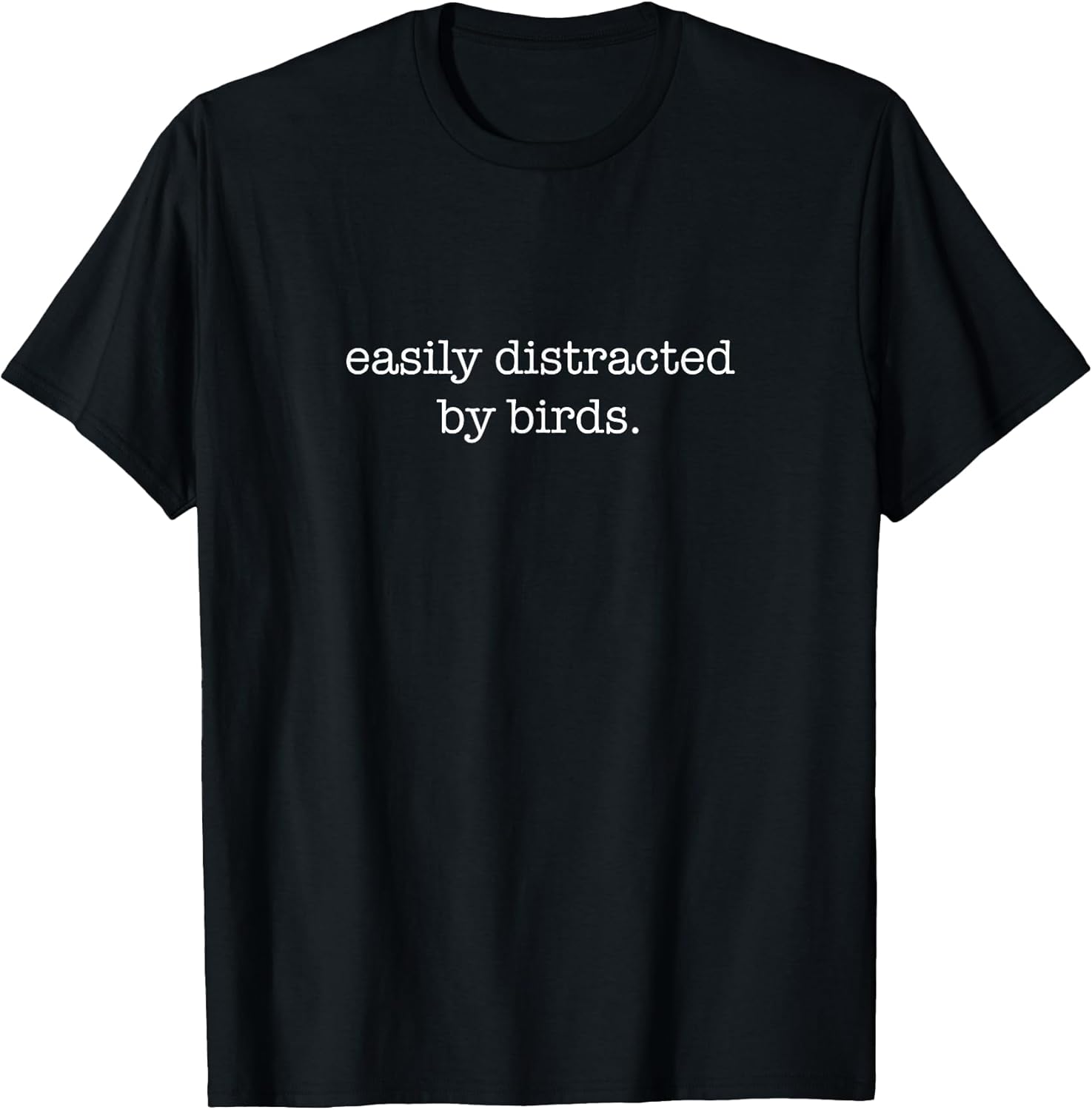 Easily Distracted by Birds Minimalist Birdwatching - Adult & Kids T-Shirts, Sweatshirts & Hoodies apparel design preview 1