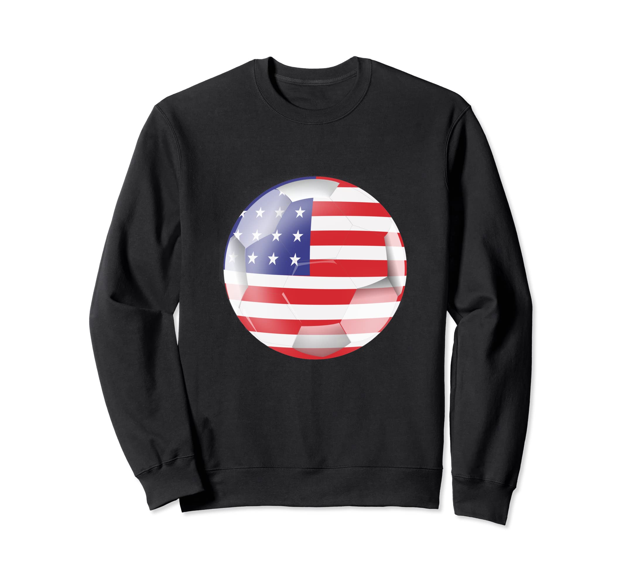 Usa Soccer Soccer Ball American Sweatshirt - Streetwear Style Men Women - T-Shirt, Sweatshirt, Hoodie