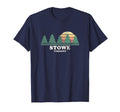 Stowe Vt Throwback 70S T-Shirt - Fun Novelty Design Unisex - T-Shirt, Sweatshirt, Hoodie