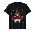 Soccer Gnome Buffalo Plaid Funny Family T-Shirt - Trendy Graphic Unisex - T-Shirt, Sweatshirt, Hoodie