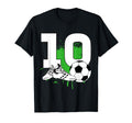 10Th Birthday 10 Years Soccer T-Shirt - Custom Art Print Men Women - T-Shirt, Sweatshirt, Hoodie