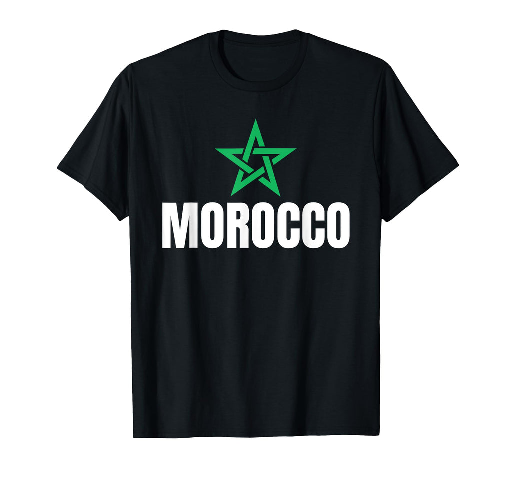 Morocco Soccer Fan Jersey Moroccan T-Shirt - Custom Art Print for Adults - T-Shirt, Sweatshirt, Hoodie