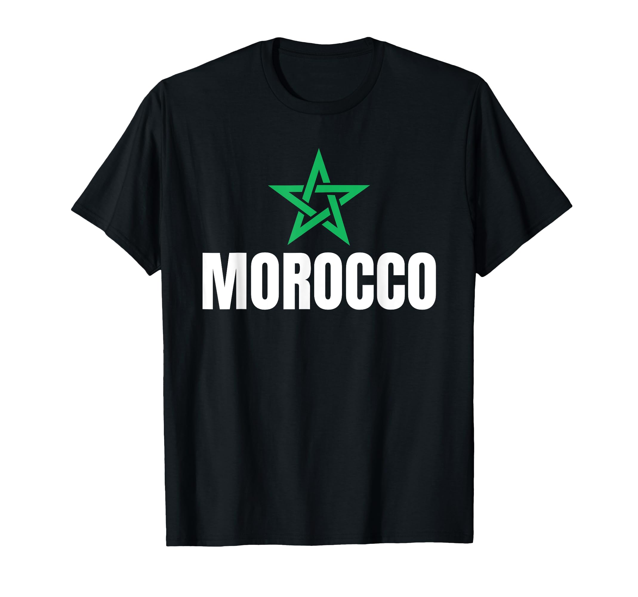 Morocco Soccer Fan Jersey Moroccan T-Shirt - Custom Art Print for Adults - T-Shirt, Sweatshirt, Hoodie