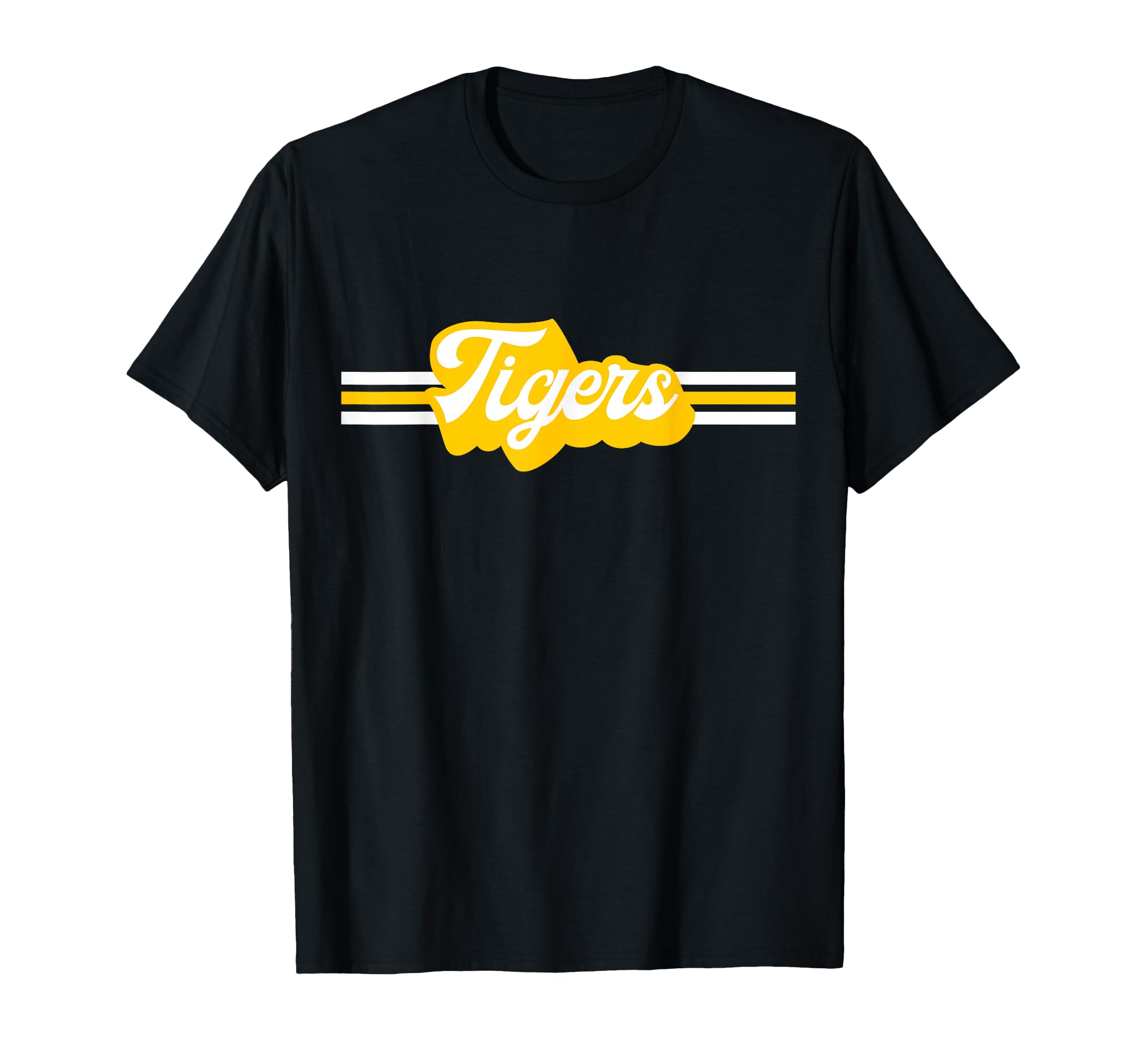 Tigers Mascot School Spirit Tiger T-Shirt - Custom Art Print for Adults - T-Shirt, Sweatshirt, Hoodie