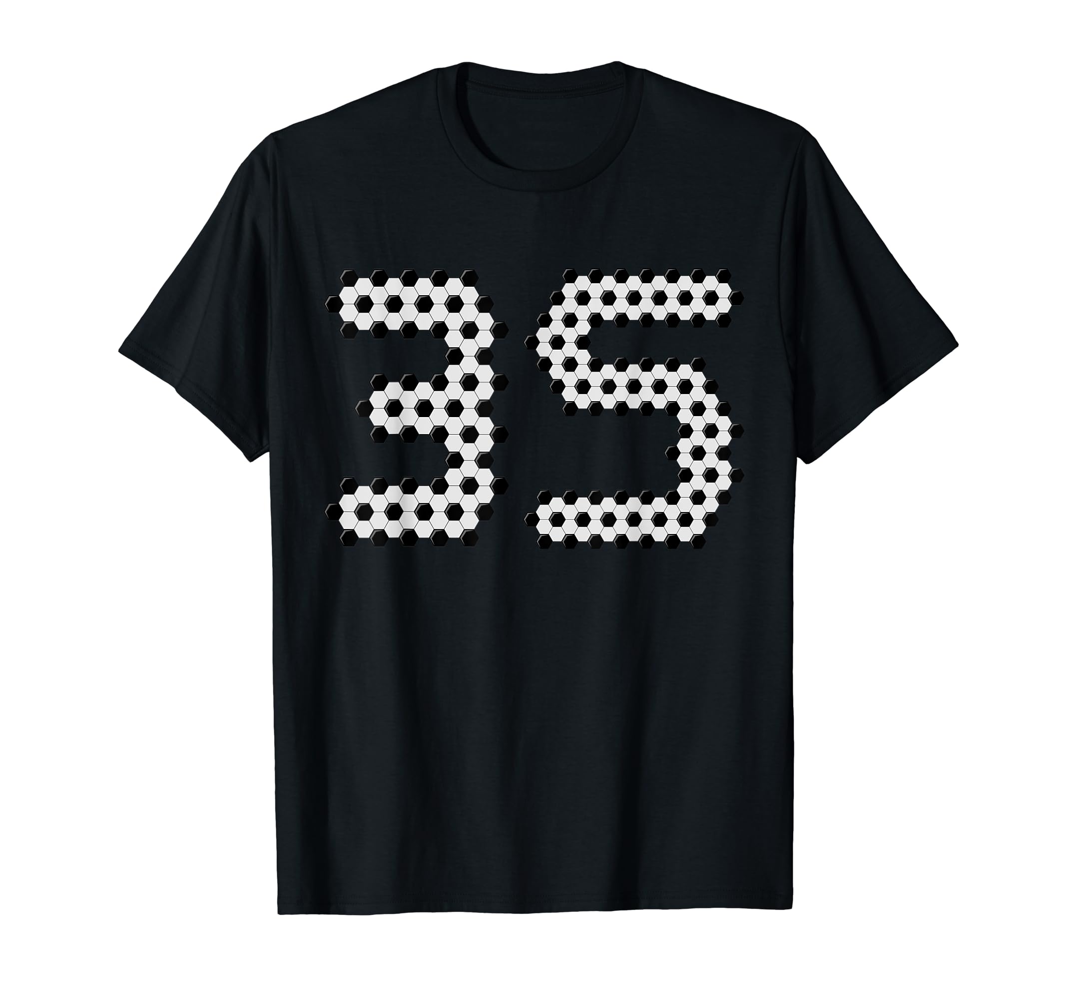 Fun 35Th Birthday Soccer Themed 35 T-Shirt - Fun Novelty Design Men Women - T-Shirt, Sweatshirt, Hoodie