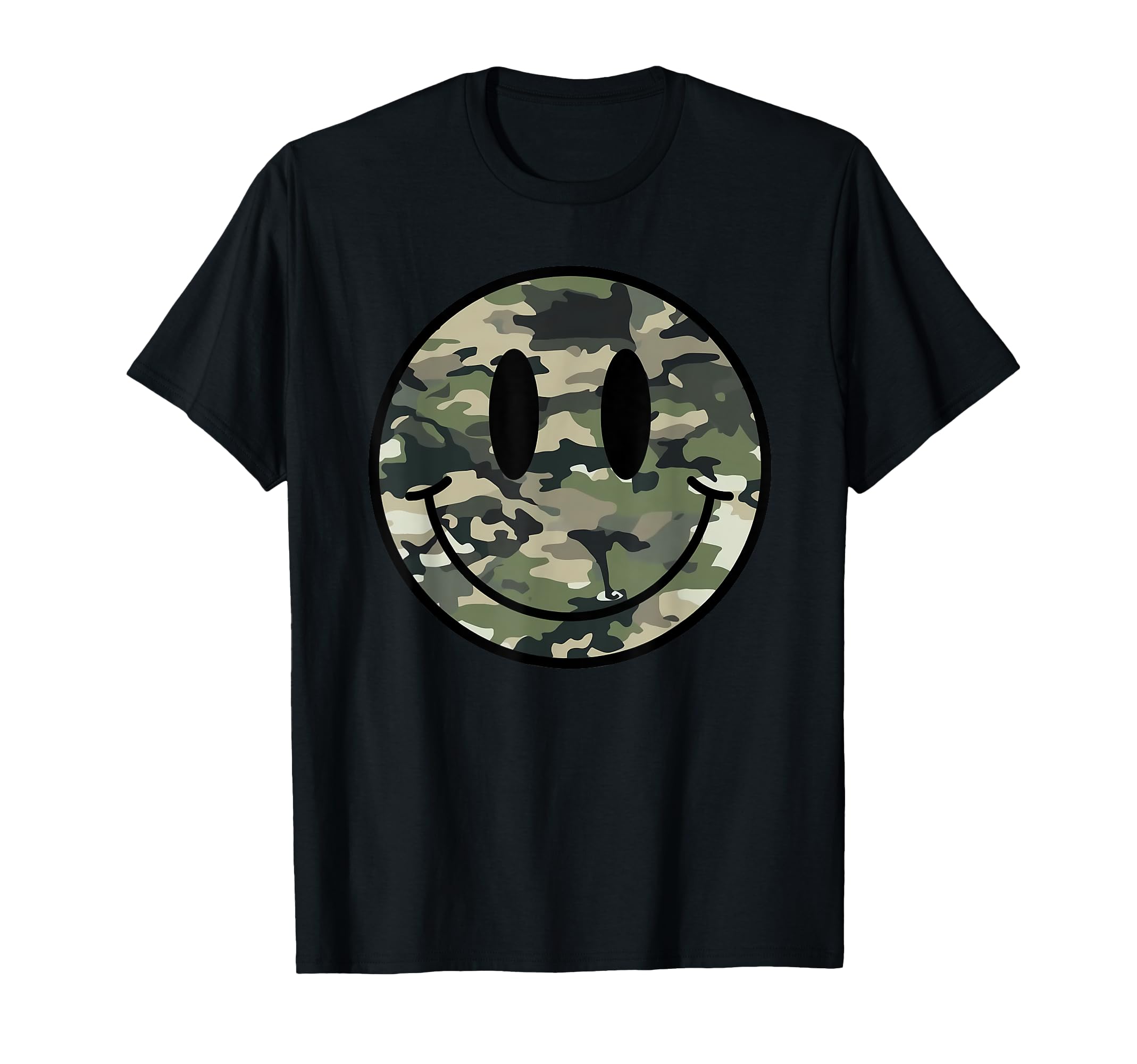 Funny Face Patriotic American T-Shirt - Fun Novelty Design for Adults - T-Shirt, Sweatshirt, Hoodie