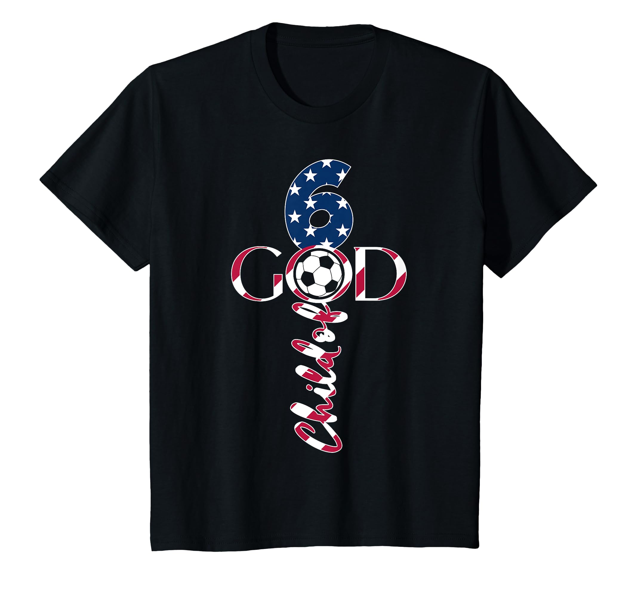 Jesus 6 Years Child God Soccer 6Th T-Shirt - Minimalist Print Unisex - T-Shirt, Sweatshirt, Hoodie