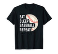 Funny Baseball Patriotic Eat Sleep T-Shirt - Fun Novelty Design Unisex - T-Shirt, Sweatshirt, Hoodie