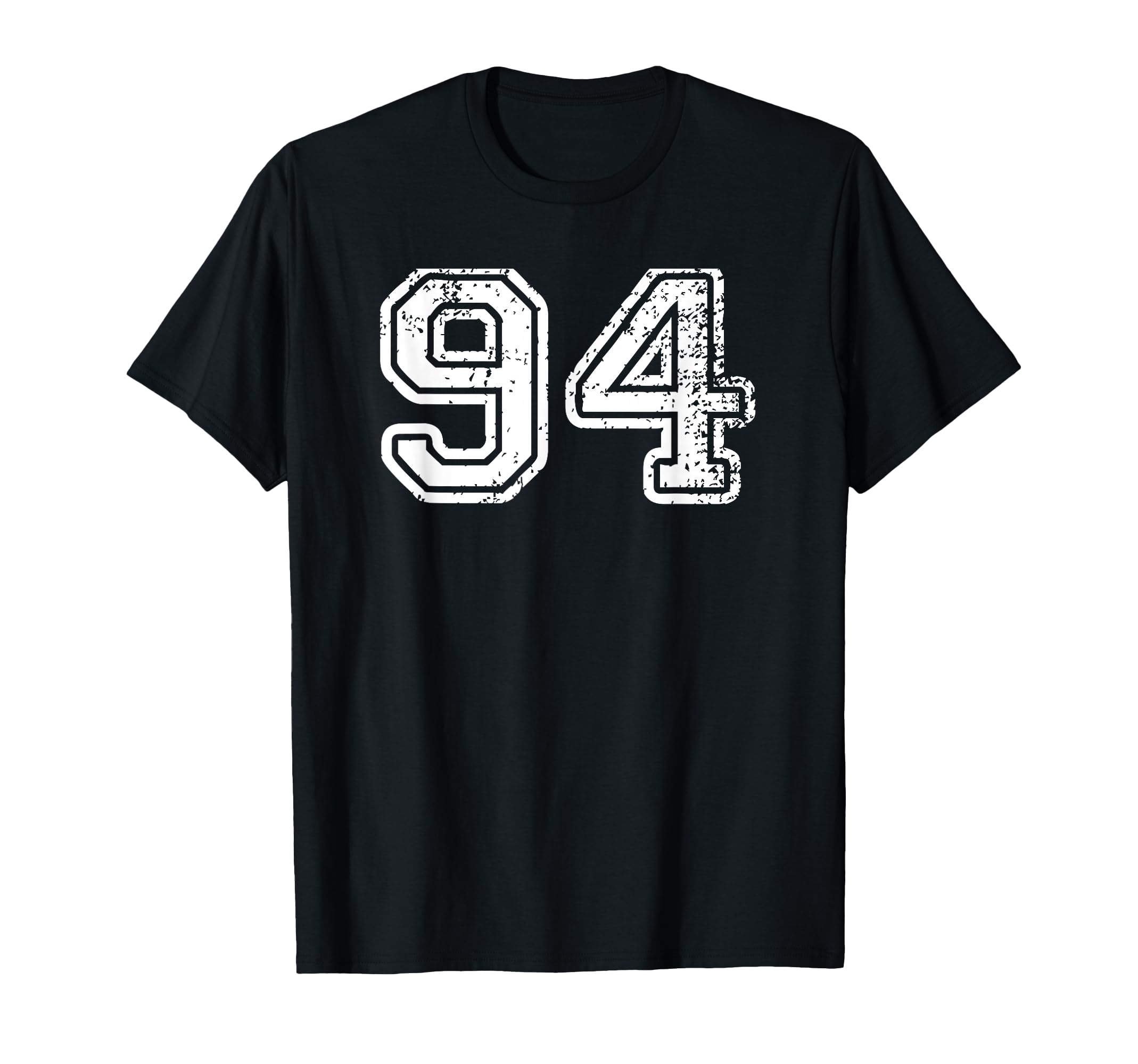Number 94 Baseball Football Soccer T-Shirt - Unique Graphic Unisex - T-Shirt, Sweatshirt, Hoodie