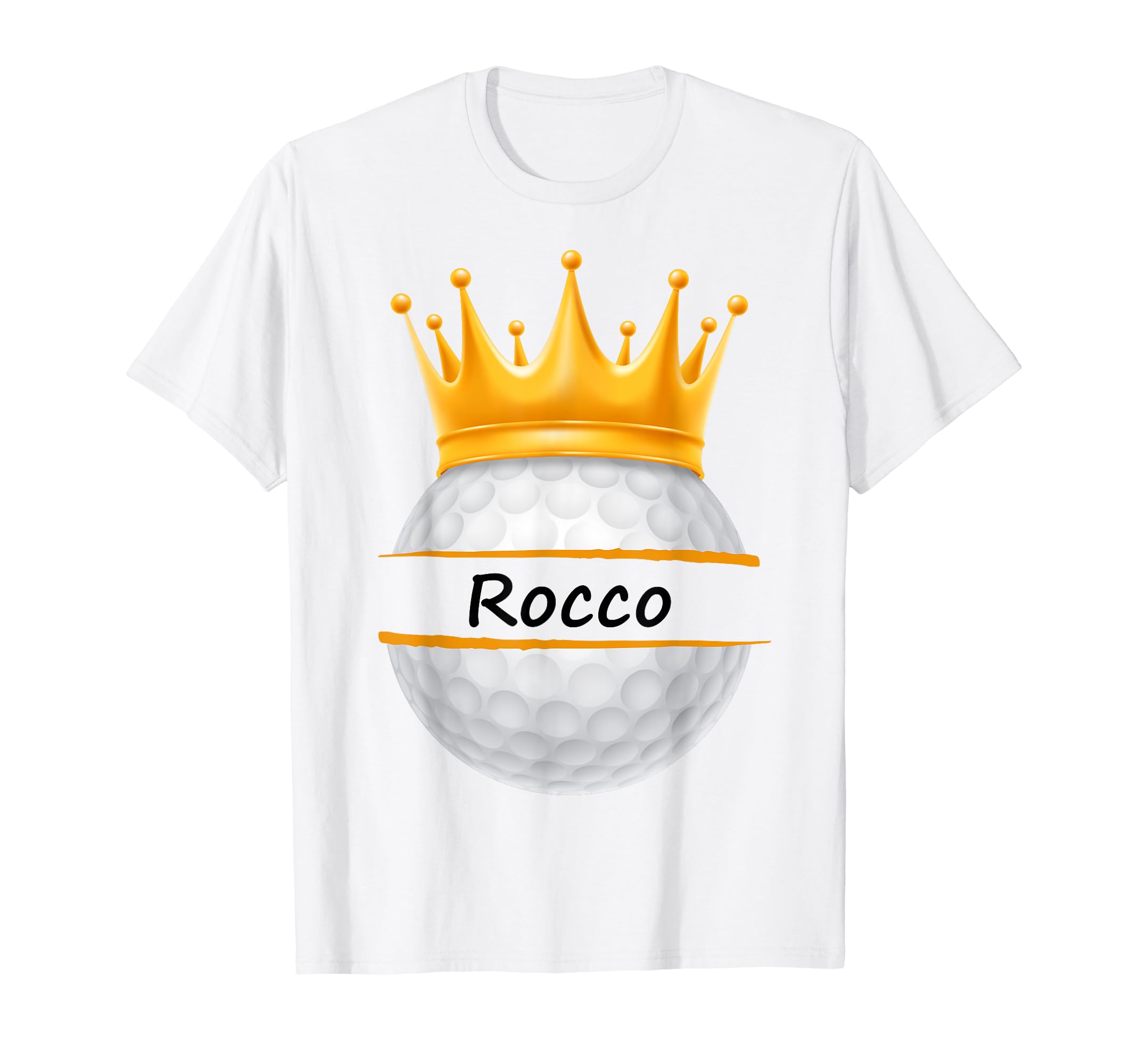Novelty Golf Personalized Name Rocco T-Shirt - Trendy Graphic for Adults - T-Shirt, Sweatshirt, Hoodie