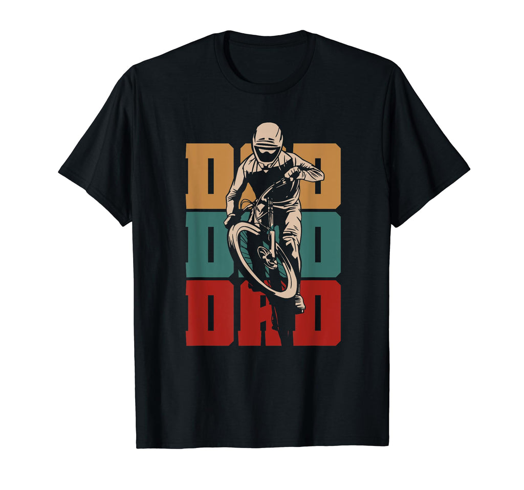 Bicycle Dad Cycling Cyclist Daddy T-Shirt - Custom Art Print for Adults - T-Shirt, Sweatshirt, Hoodie