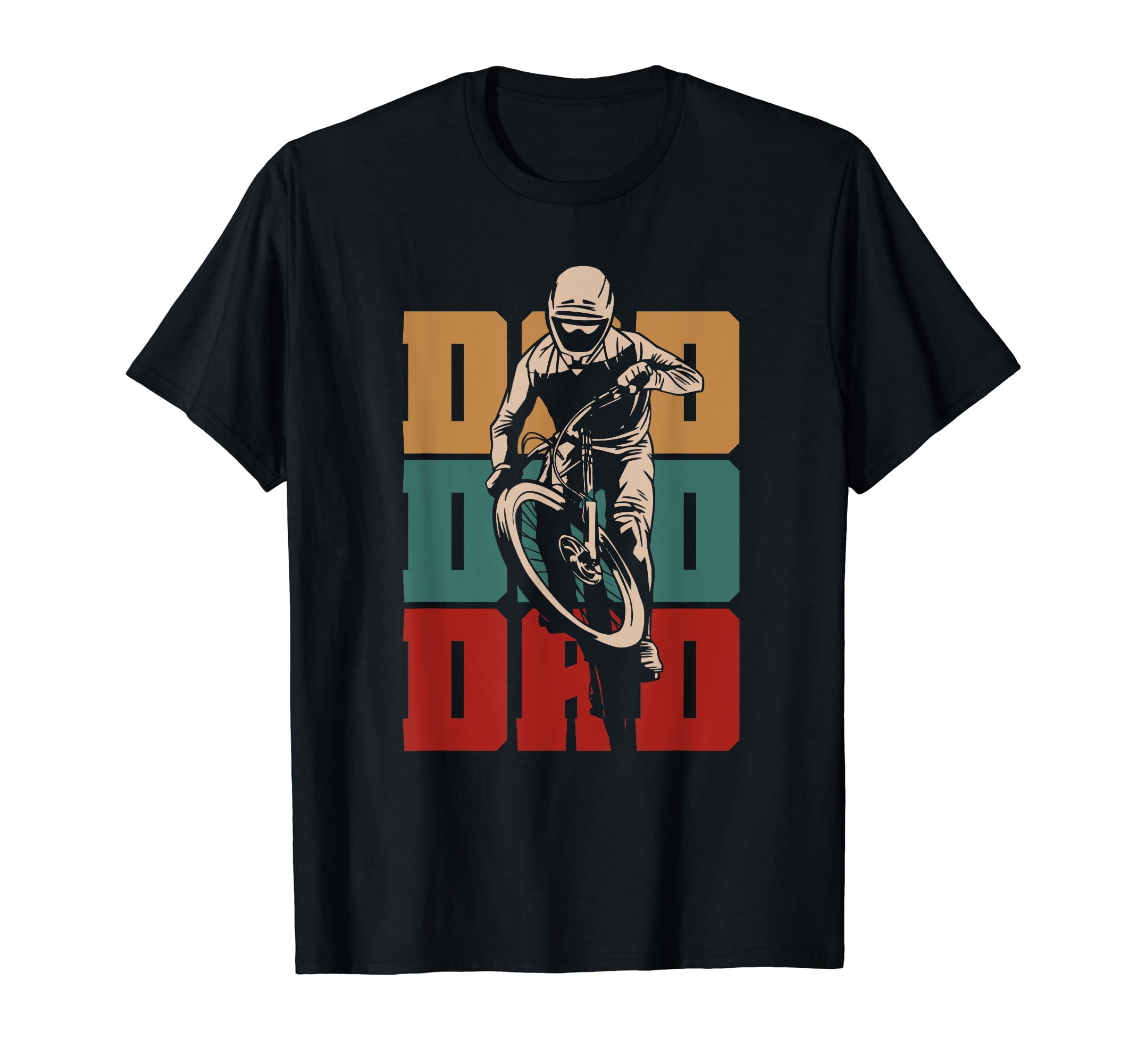 Bicycle Dad Cycling Cyclist Daddy T-Shirt - Custom Art Print for Adults - T-Shirt, Sweatshirt, Hoodie