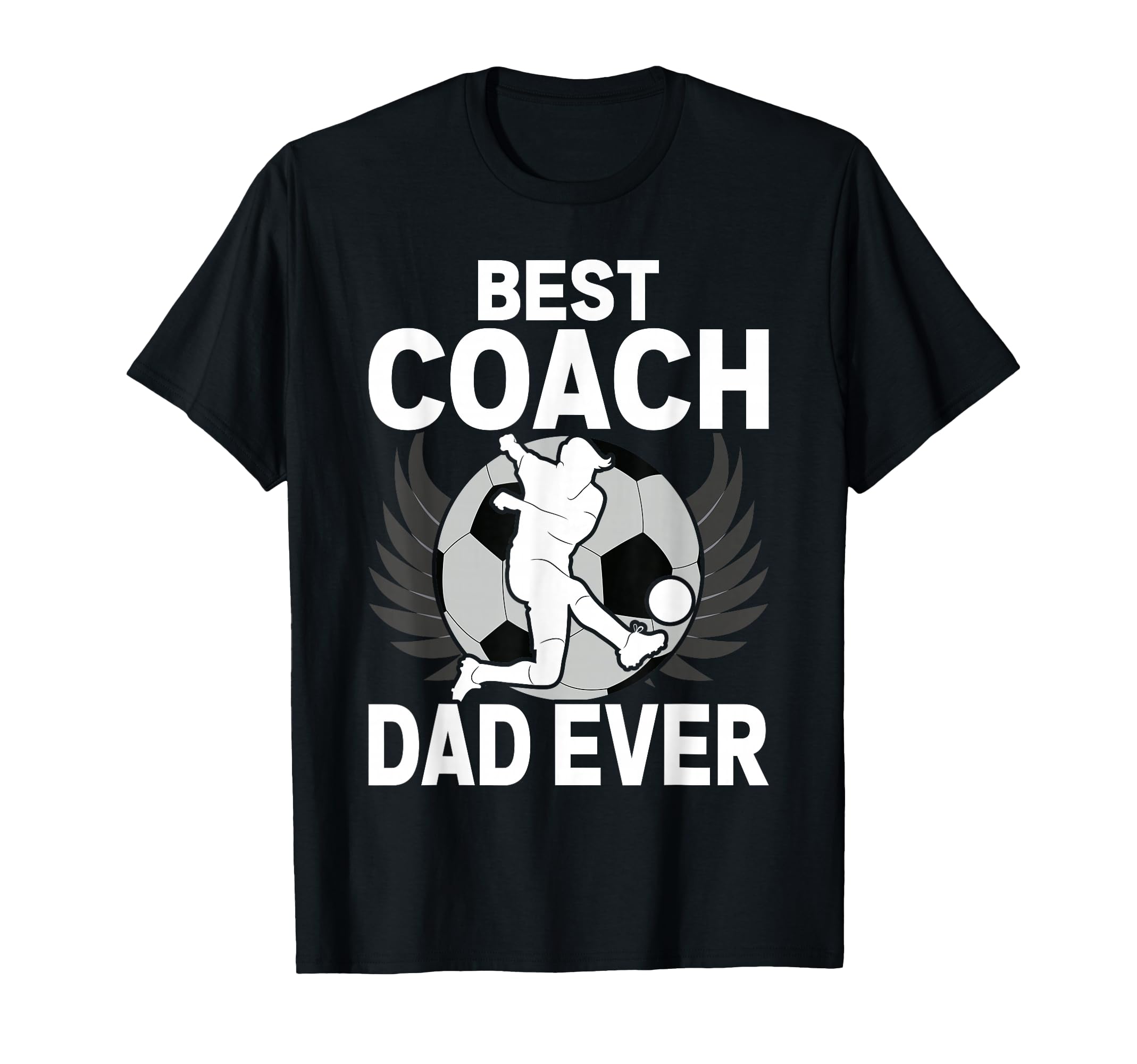 Coach Dad Soccer Daddy Papa Fathers Day T-Shirt - Graphic Print Men Women - T-Shirt, Sweatshirt, Hoodie