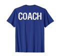 Coach Back Coaches Soccer Baseball T-Shirt - Aesthetic Graphic for Adults - T-Shirt, Sweatshirt, Hoodie