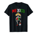Mexican Soccer Player Sombrero Skeleton T-Shirt - Minimalist Print Unisex - T-Shirt, Sweatshirt, Hoodie