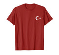 Turkey Flag Pocket Turkish Turkiye Flags T-Shirt - Unique Graphic Unisex - T-Shirt, Sweatshirt, Hoodie